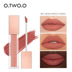 O.TWO.O 12 Color Liquid Lipstick Matte Finish Sexy Silky Lip Gloss Waterproof Kiss-proof Lasting Lip Glaze Lip Tint Cosmetics Lootquake LLC