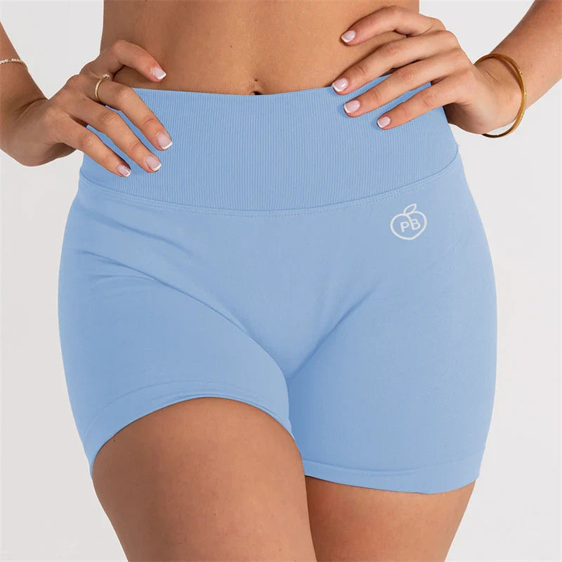 V-Back Scrunch Butt Shaping Shorts THRIXINE