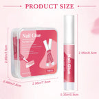 14PCS Nail Glue for Press on Nails for Nail Tips Acrylic Nail Glue Long Lasting Super Strong Nail Glue for Nails Salon Lootquake LLC