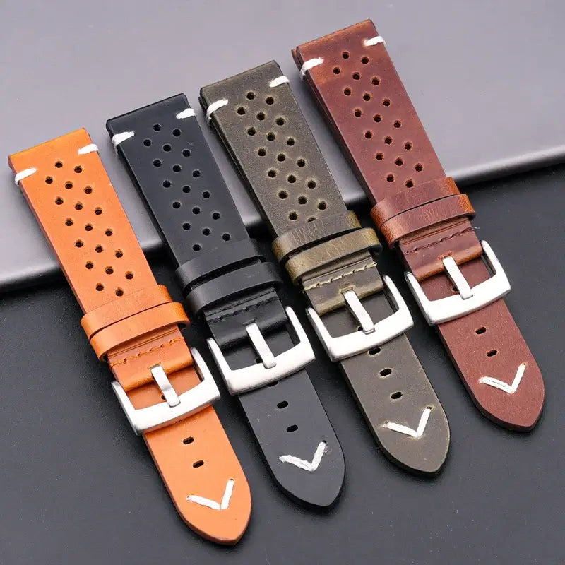 Ticwatch Leather Band - Breathable, Sporty, Durable Design - SJB-DIAMOND ELITES