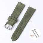 Polar Suede Leather Watch Strap For Polar Smartwatch - Handmade Quick Release