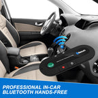 Bluetooth Speaker Handsfree Car Kit Sun Visor Clip Wireless Audio Receiver Speakerphone Wireless Stereo MP3 Music Player Lootquake LLC