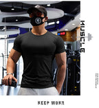 Man Plus Size Dry Fit Men's Sports T-shirts