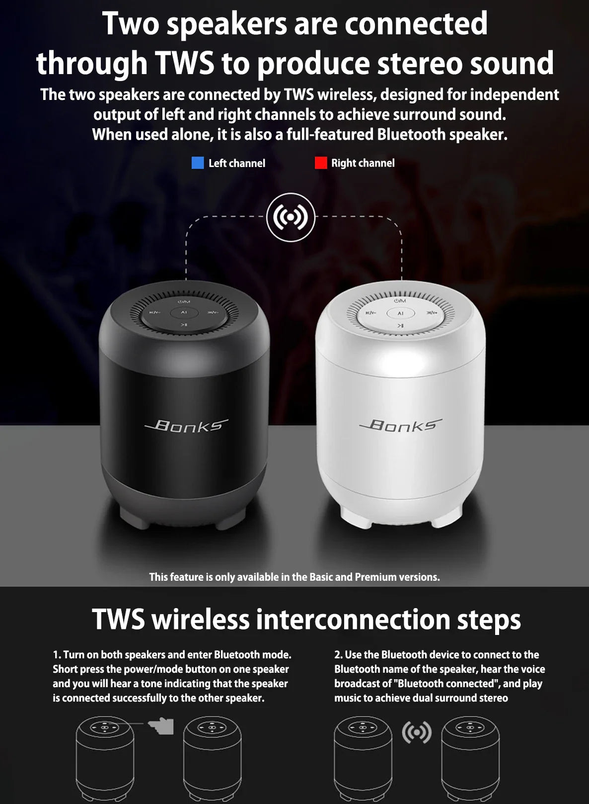 Wireless Bluetooth Speaker AI Intelligent Artificial Voice Control Insert Card Small Audio Mobile Phone Computer Desktop Lootquake LLC