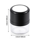 Loose Powder Box With Flocking Cotton Mushroom Sponge Puff Blusher Finishing Powder Jar Portable Cosmetic Foundation Powder Case Lootquake LLC