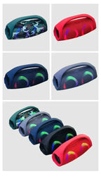 Portable Waterproof 100W High Power Bluetooth Speaker RGB Colorful Light Wireless Subwoofer 360 Stereo Surround TWS FM Boom Box Lootquake LLC