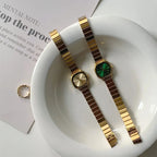 2024 Hot Brand Stainless Steel Strap Watch Women Luxury Gift Quartz Wristwatch Student Fashion Simple Square Quartz Watches
