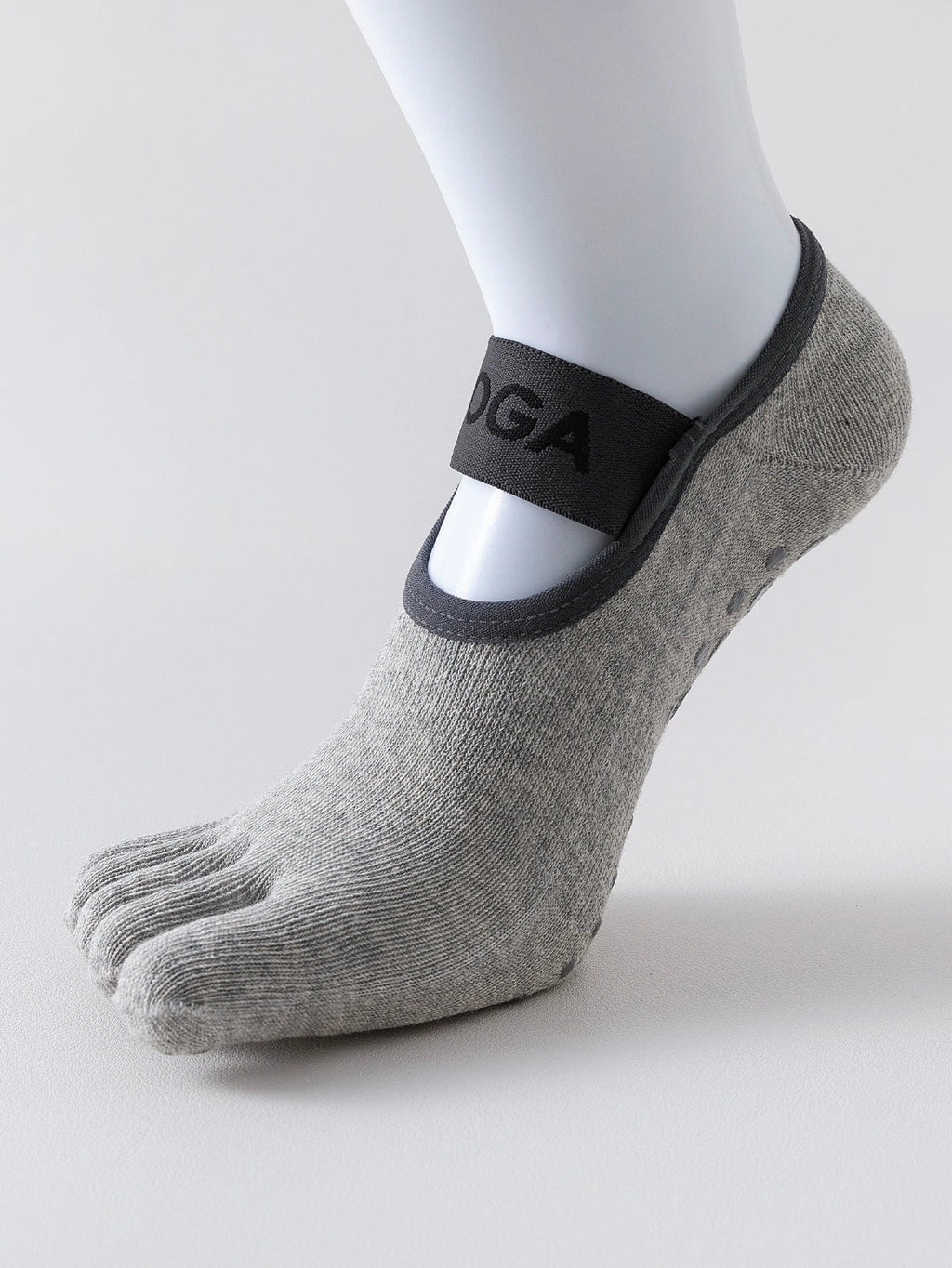 Women's five finger socks, anti slip yoga socks