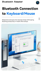 Essager USB Bluetooth 5.3 Adapter Aux Audio Receiver Transmitter For PC Speaker Laptop soundbox Wireless Mouse USB Transmitter Lootquake LLC