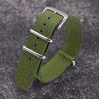 Polar Nylon Watch Strap Canvas Band, Unisex, Durable Pin Buckle Wristband