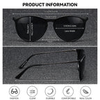 BARCUR Sunglasses Women’s Leopard Print Two-Tone Cat Eye Fashion Glasses – Trendy Polarized UV400 Gradient TAC Lenses for Summer Travel & Outdoor Activities Stevvex