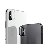 2 In 1 Metal Camera Lens Protector For Iphone 7 8 Plus X Lens Protective Circle Ring Cover With Tempered Glass For Iphone X Scratch Resistant Hd Tempered Glass Camera Screen Protector