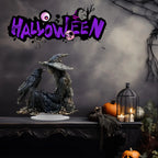 Halloween Desk Decor 2D Acrylic Indoor Tabletop Sign Gothic Witch Crow Ornament for Halloween Dorm Nightstand Studio Shelf Lootquake LLC