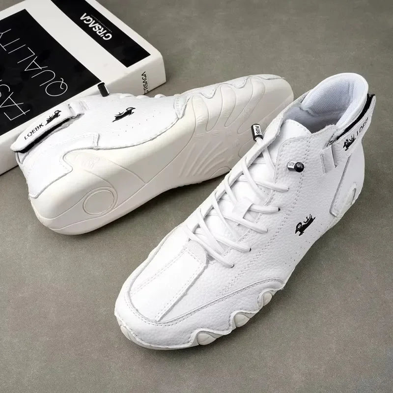 New Women's High Top Shoes Summer Fresh Fashionable Comfortable Soft Soled Ankle Boots Breathable Trendy High-quality Loafers Lootquake LLC