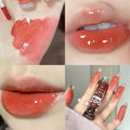 Dark Red Brown Mirror Lip Glaze Water Light Moisturizing Non-stick Cup Highly Pigmented Red Liquid Lipstick Lips Makeup Cosmetic Lootquake LLC