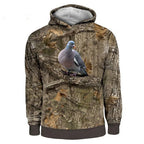 2024 Four Seasons Maple Leaf Camouflage 3D Sports Shirt Men's Fishing Outdoor Camping Hunting Clothing Jacket Men's Hoodie Pi-Mart