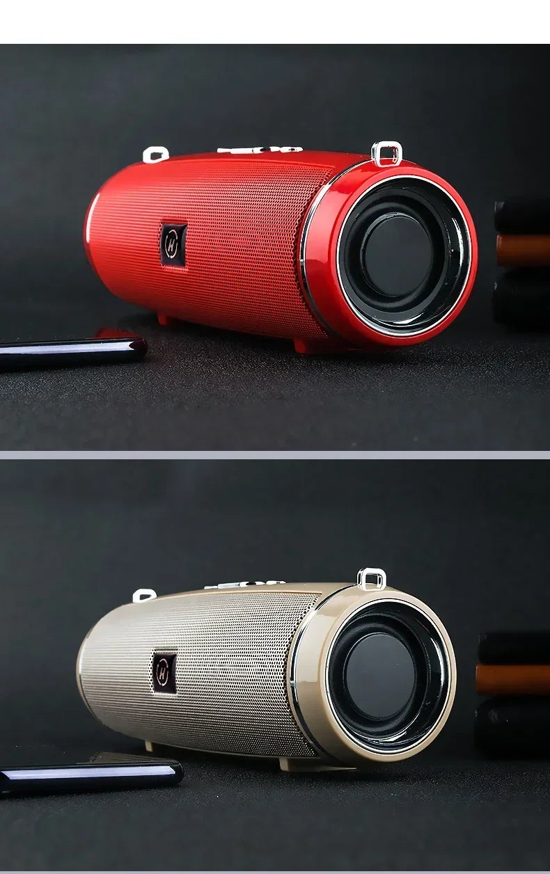 Portable Wireless Bluetooth Speaker 200W High Power Subwoofer Outdoor Waterproof Soundbox with FM Radio USB TF card Boom Box Lootquake LLC