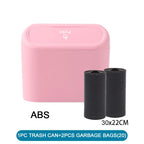Car Trash Can (with Lid) Contains 60 (300) Garbage Bags, Small Car Trash Can, Leak-proof Mini Car Accessories Lootquake LLC