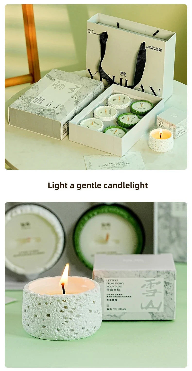Premium Aromatherapy Scented Candles - Handmade Soy Wax Candles for Relaxation and Home Decor - Long-Lasting Fragrance ﻿ Lootquake LLC