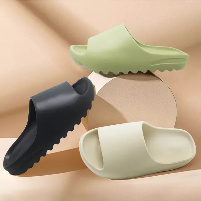 Size Super Soft Eva Sole Summer Slippers for Men Women Bottom Indoor Home Slides Sandals Beach Shoes Male Slippers Flip Flops Lootquake LLC