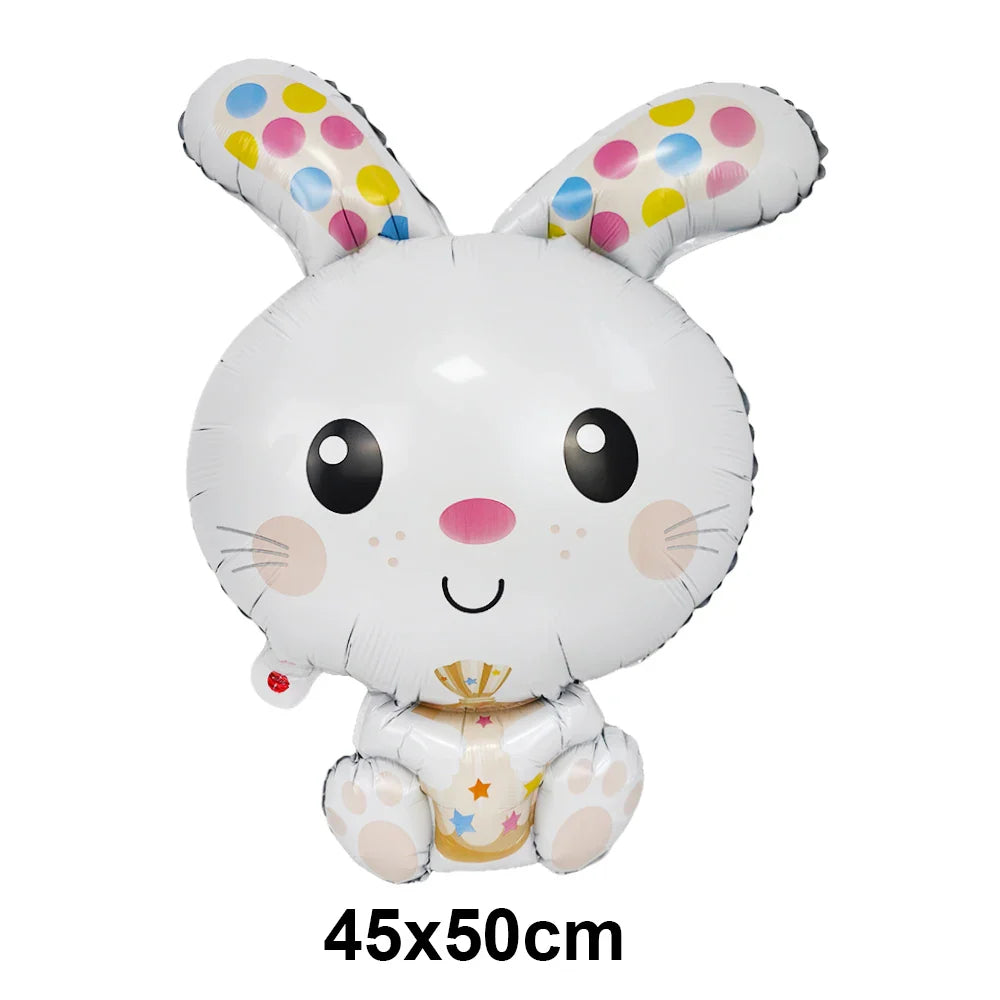 Easter Bunny Inflatables Balloon Decorations Standing Carrot Balloons Cute Carrot Rabbit Happy Easter Party Birthday Decorations Lootquake LLC