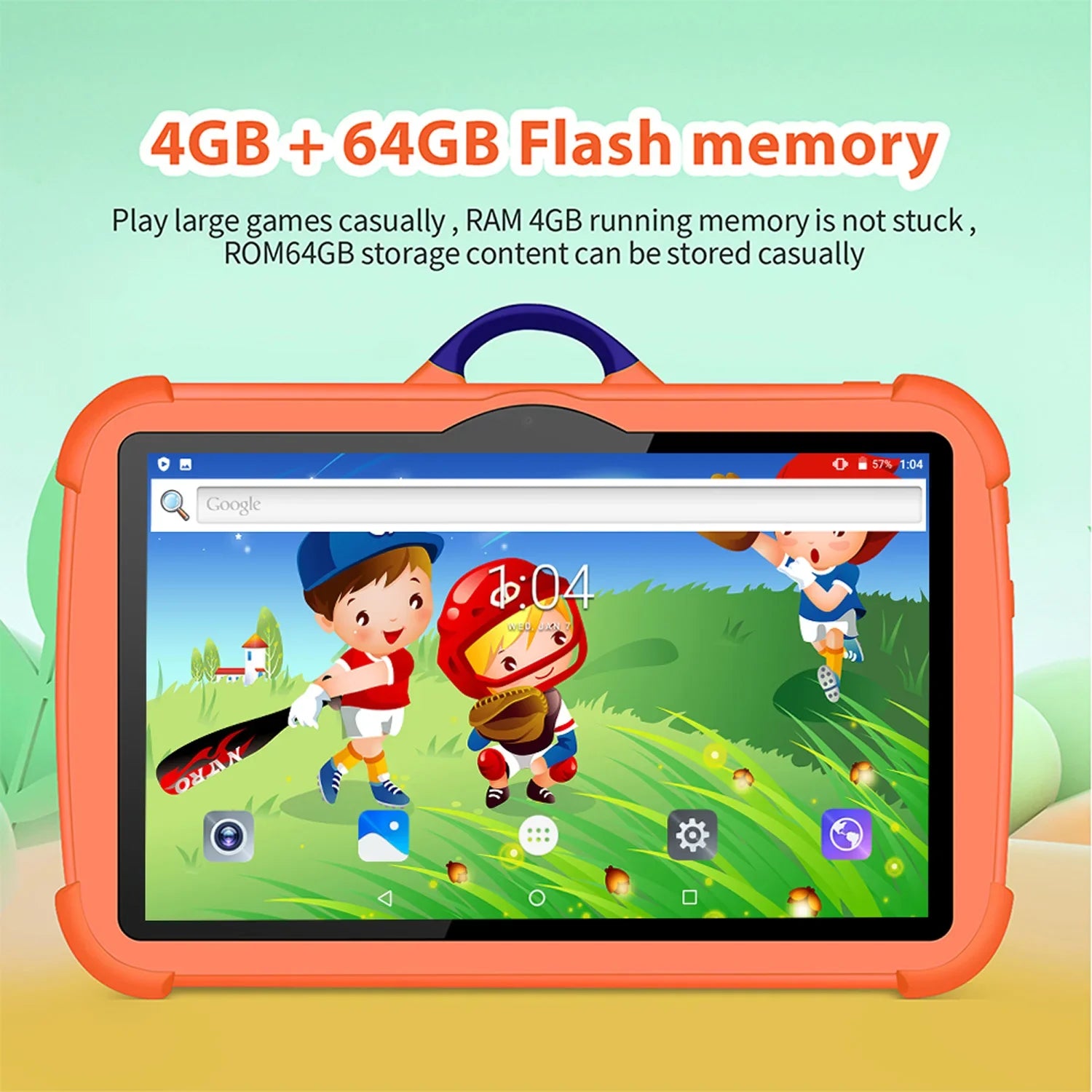 7 Inch Global Version 5G Kids' tablet Dual BOW Cameras 5G WiFi Quad Core 4GB RAM 64GB ROM Children's Gifts Tablets 4000mAh Lootquake LLC