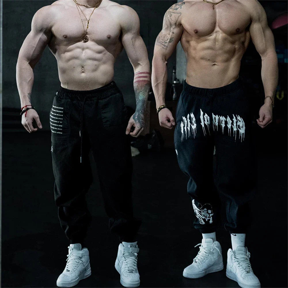 EquinoxFlex Men's Cotton Gym Joggers THRIXINE