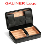 GALINER Charuto Cedar Wood Cigar Humidor Box Travel Cigar Case Storage 4 Cigars Box Humidor Humidifier For Sigar Lootquake LLC