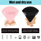 6 Pcs Powder Puff Face Makeup Sponge Soft Velour Triangle Powder Puffs For Loose Powder Body Powder Cosmetic Foundation Beauty S Lootquake LLC