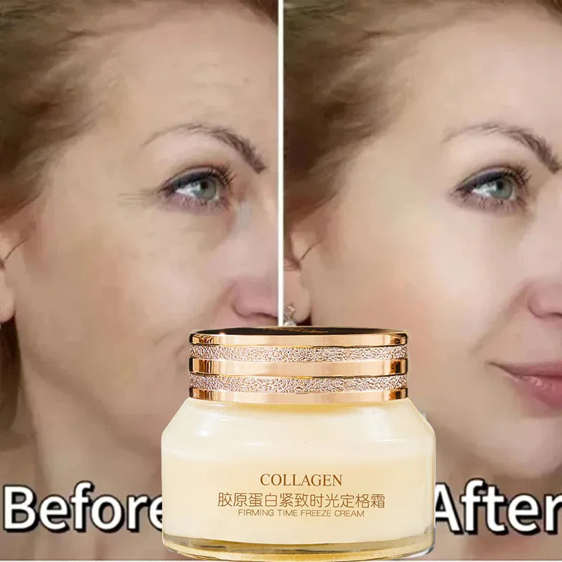 Collagen Cream Lifting Firming Cream MoisturizingReduces Wrinkles & Fine Lines Brighten 50g Lootquake LLC