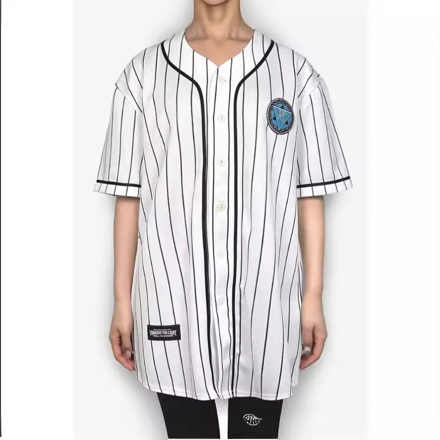 2024 Ateez World Tour TOWARDS THE LIGHT Baseball T-Shirt Men Women Hipster Hip Hop Short Sleeve Baseball Jersey Tee Shirt Homme Lootquake LLC