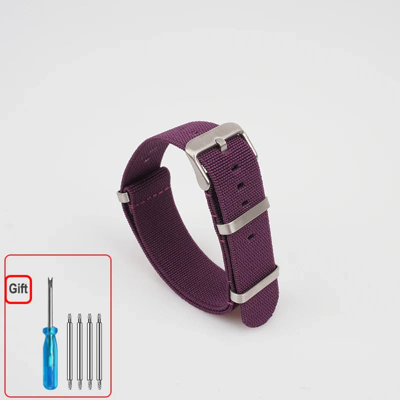 Amazfit Nylon Watch Band NATO Strap Waterproof Washable Elastic