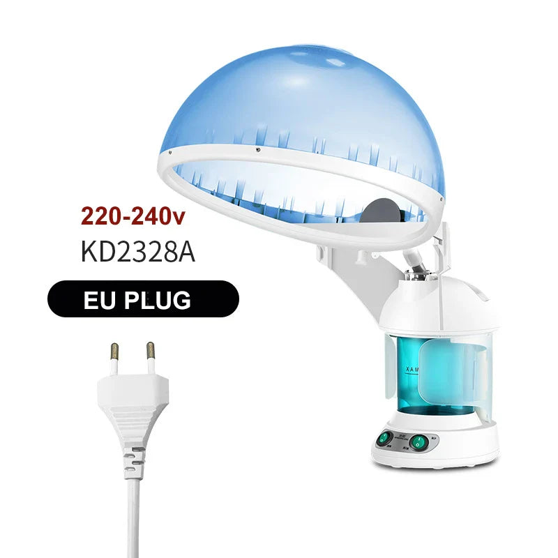 Face Hair Steamer Machine Humidifier Hot Nano Mist Sprayer Facial Ozone Vaporizer Hair Moisturizing Hydration Home Salon Steamer