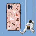 Cat Cute Art Phone Case For Iphone 8 7 6 6s Plus X Se 2020 Xr Xs 14 11 12 13 Mini Pro Max Mobile Case  Transparent Soft Protective Clear Case Compatible For Iphone Stevvex