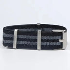 Polar Watch Band Nylon Elastic Strap Unisex Military Style Blue Red