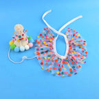 Pet Dog Birthday Party Dog Hat Candy Color Dot Lace Cat Bib Suit Cute Small Medium Dogs Costume Cap Pet Products Accessories Lootquake LLC