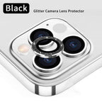 3/1Pcs Luxury Camera Lens Protector For iPhone13 12 11 Pro Max Camera Protective For iPhone 12 13 Mini Back Lens Glass Camera Cover Circle Tempered Glass Protector Stevvex