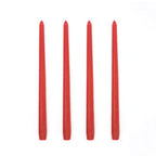30CM Taper Candle 4 Pack - Home Interior Long Burning Dripless and Smokeless Candles Unscented - Valentines Candles for Home Lootquake LLC