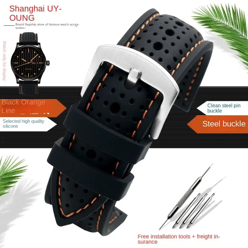 Ticwatch Silicone Band - Breathable, Comfortable, Versatile - SJB-DIAMOND ELITES