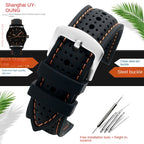 Motorola Moto Silicone Sport Watch Band, Breathable Rubber Strap