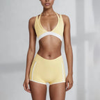 ZenFit DuoTone V-Neck Yoga Set THRIXINE