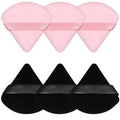 3/5/6 Pcs Triangle Powder Puff For Loose Powder Liquid Cosmetic Soft Plush Powder Puff Makeup Foundation Puff Makeup Tool Lootquake LLC
