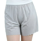 1pcs Women's Summer Thin Ice Silk Safety Pants Woman Shorts Female Loose L-7XL shorts plus Size Ice Silk Safe Pants Pajama