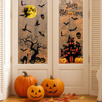 Halloween Pumpkin Window Sticker Haunted House Bat Ghost Glass Wall Sticker Room decor Trick or Treat Halloween Party supplies Lootquake LLC