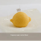 INS Decorative Fragrance Gift Lemon Candle DIY Fragrance Birthday Gift with Hand Gift Imitation Fruit Candle Scented Candles Lootquake LLC