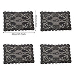 Halloween Decorations Set Spider Web Table Runner Fireplace Scarf Cover Tablecloth 3D Bats Wall Stickers Halloween Party Decor Lootquake LLC
