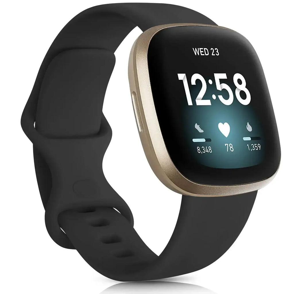Fitbit Versa & Sense Silicone Bands - Lightweight Minimalist Design - SJB-DIAMOND ELITES