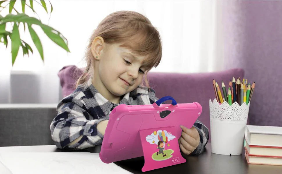 7 Inch Global Version 5G Kids' tablet Dual BOW Cameras 5G WiFi Quad Core 4GB RAM 64GB ROM Children's Gifts Tablets 4000mAh Lootquake LLC
