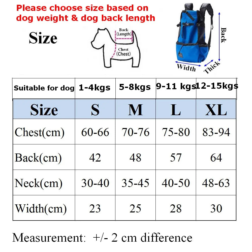 Hiking Pet Dog Carrier Travel Backpack Outdoor Ventilation Outdoor Sport Mesh - SJB-DIAMOND ELITES