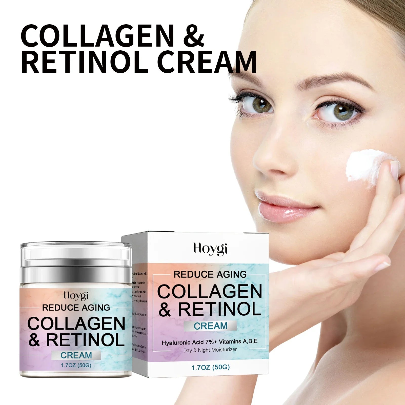 Collagen Glutathione Face Cream Improve Skin Elasticity Reduce Fine Lines Firming Lifting Repair Skin Barrier Retinol Cream 50g Lootquake LLC